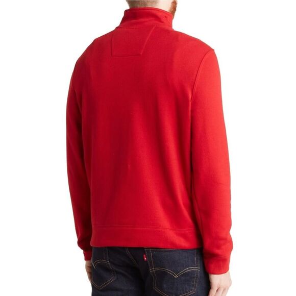 Nautica NWT Red Half Zip Pullover Soft Fleece Sweatshirt Sweater men’s size XL - Picture 5 of 16
